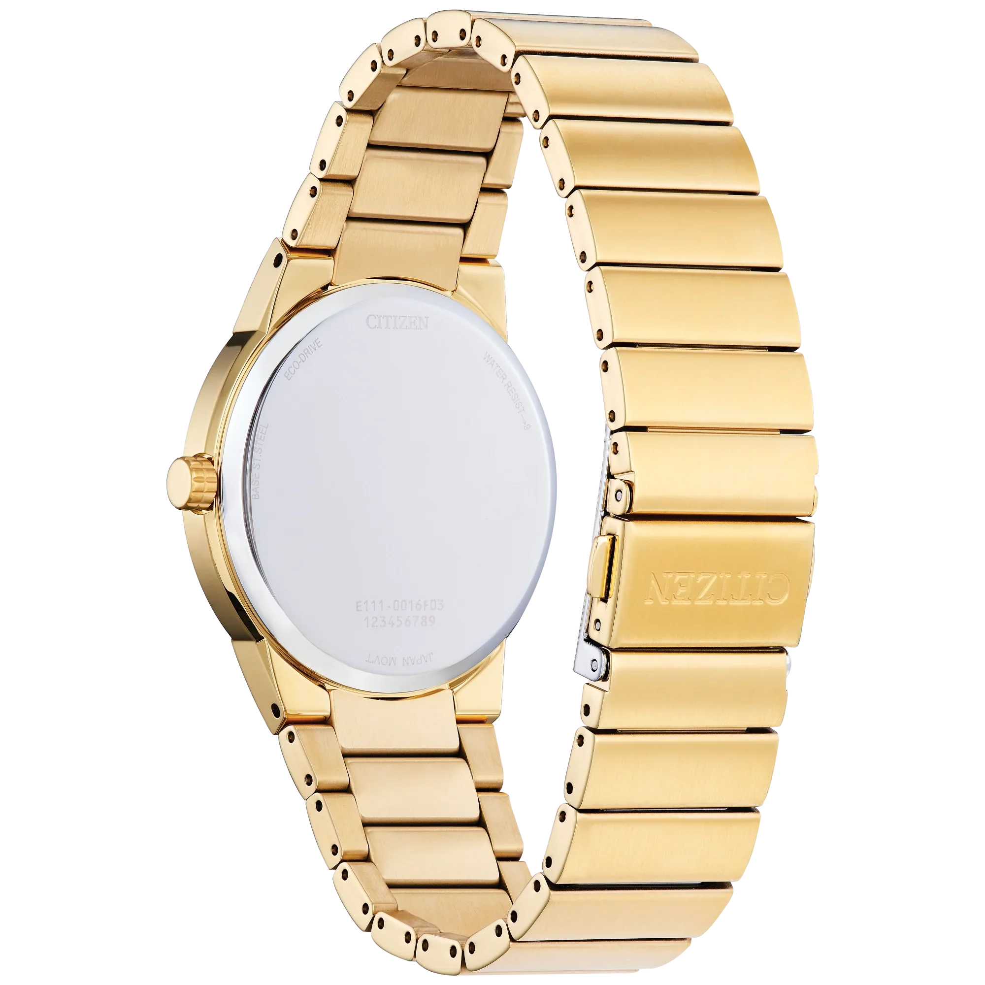 Reloj Citizen Axiom Mujer Brazalete Metal Dorado - Detalle de esfera