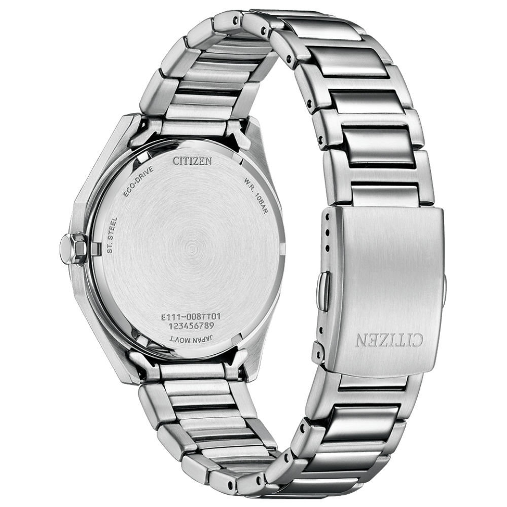 83E Reloj Citizen Classic Eco-drive de hombre pulsera de metal 38 mm - Vista lateral
