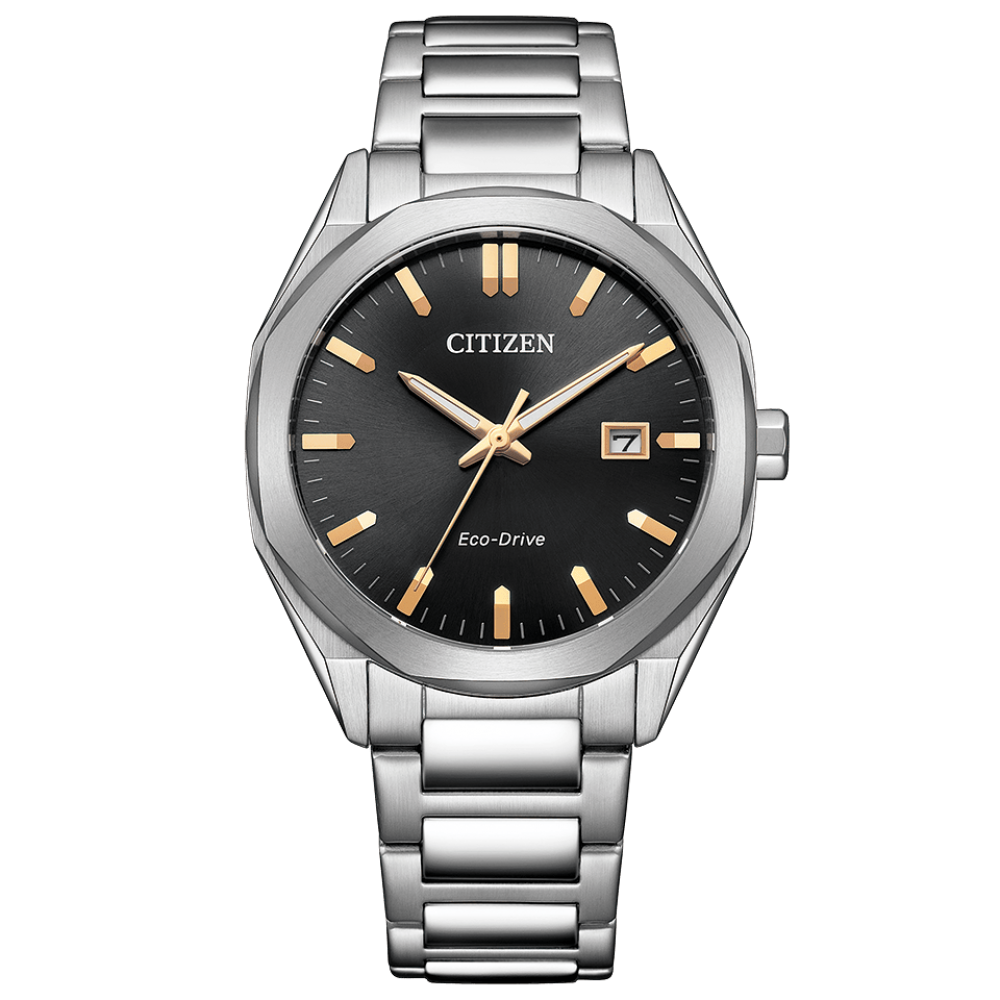 83E Reloj Citizen Classic Eco-drive de hombre pulsera de metal 38 mm - Reloj original en Guatemala