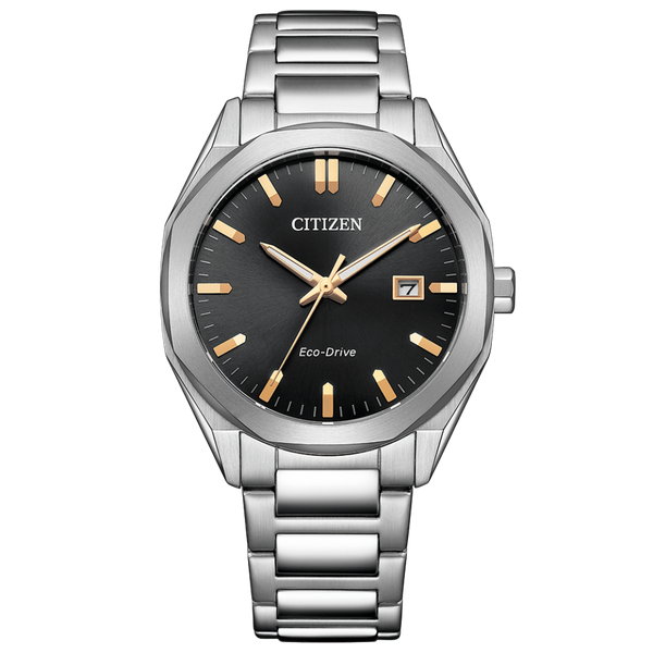 83E Reloj Citizen Classic Eco-drive de hombre pulsera de metal 38 mm - Reloj original en Guatemala