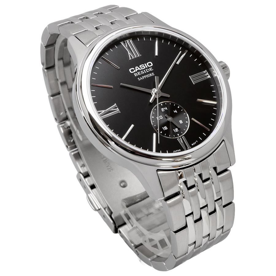 BMS-100D-1AV Reloj Casio de hombre correa de metal - Acero Inoxidable Plateado