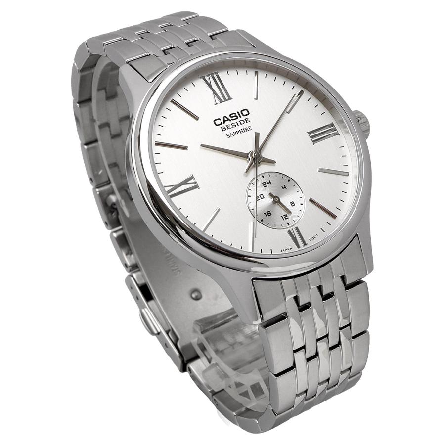 BMS-100D-7AV Reloj Casio de hombre correa de metal - Acero Inoxidable Plateado