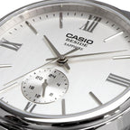 BMS-100D-7AV Reloj Casio de hombre correa de metal - Acero Inoxidable Plateado