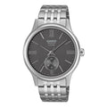 BMS-100D-8AV Reloj Casio de hombre correa de metal - Acero Inoxidable Plateado