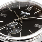 BMS-100L-1AV Reloj Casio de hombre correa de piel - Cuero Negro