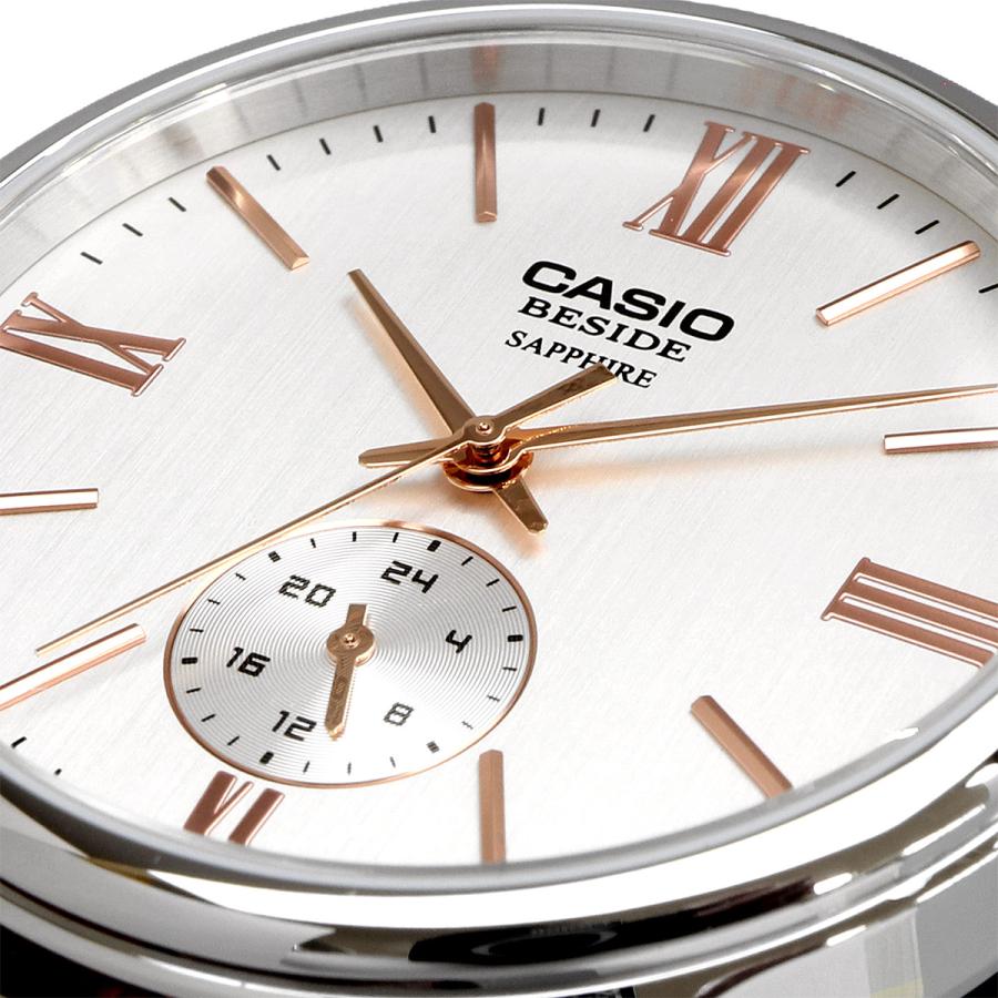 BMS-100L-5AV Reloj Casio de hombre correa de cuero - Cuero Marrón