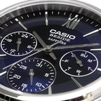 BMS-300D-2AV Reloj Casio de hombre correa de metal - Acero Inoxidable Plateado