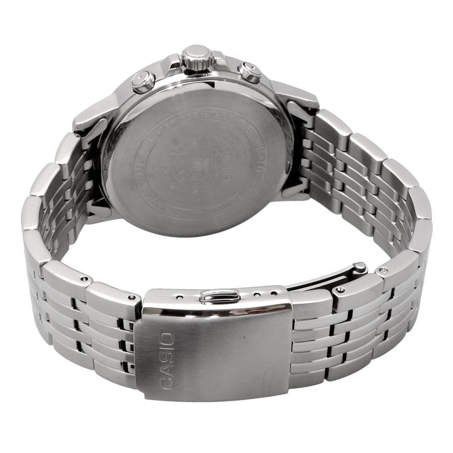 BMS-300D-7AV Reloj Casio de hombre correa de metal - Acero Inoxidable Plateado