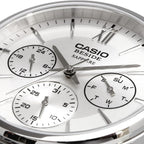 BMS-300D-7AV Reloj Casio de hombre correa de metal - Acero Inoxidable Plateado