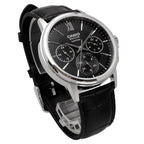 BMS-300L-1AV Reloj Casio de hombre correa de cuero - Cuero Negro