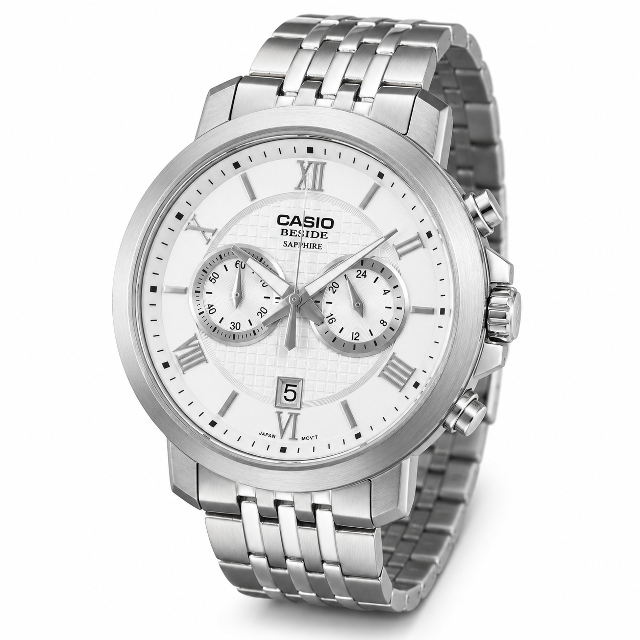 BMS-500D-7A Reloj Casio de caballero correa de metal
