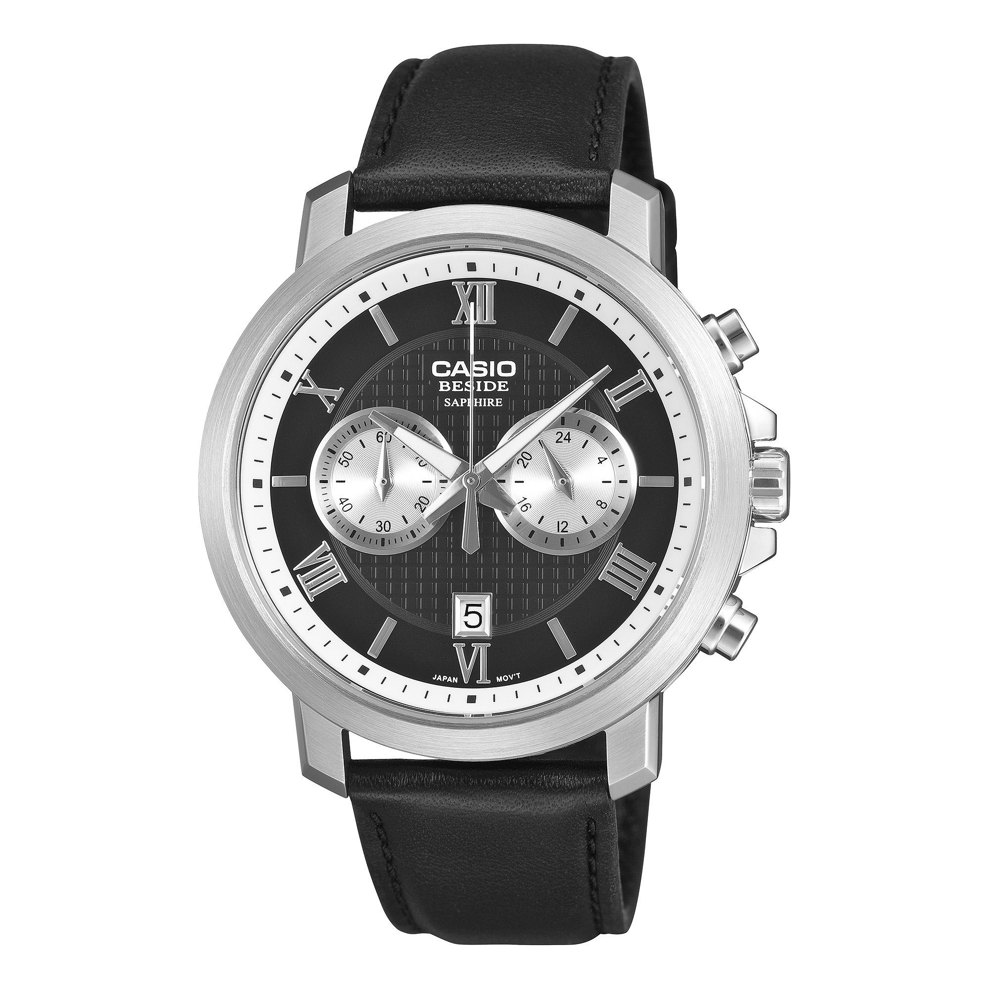 BMS-500L-1A Reloj Casio de hombre banda de piel
