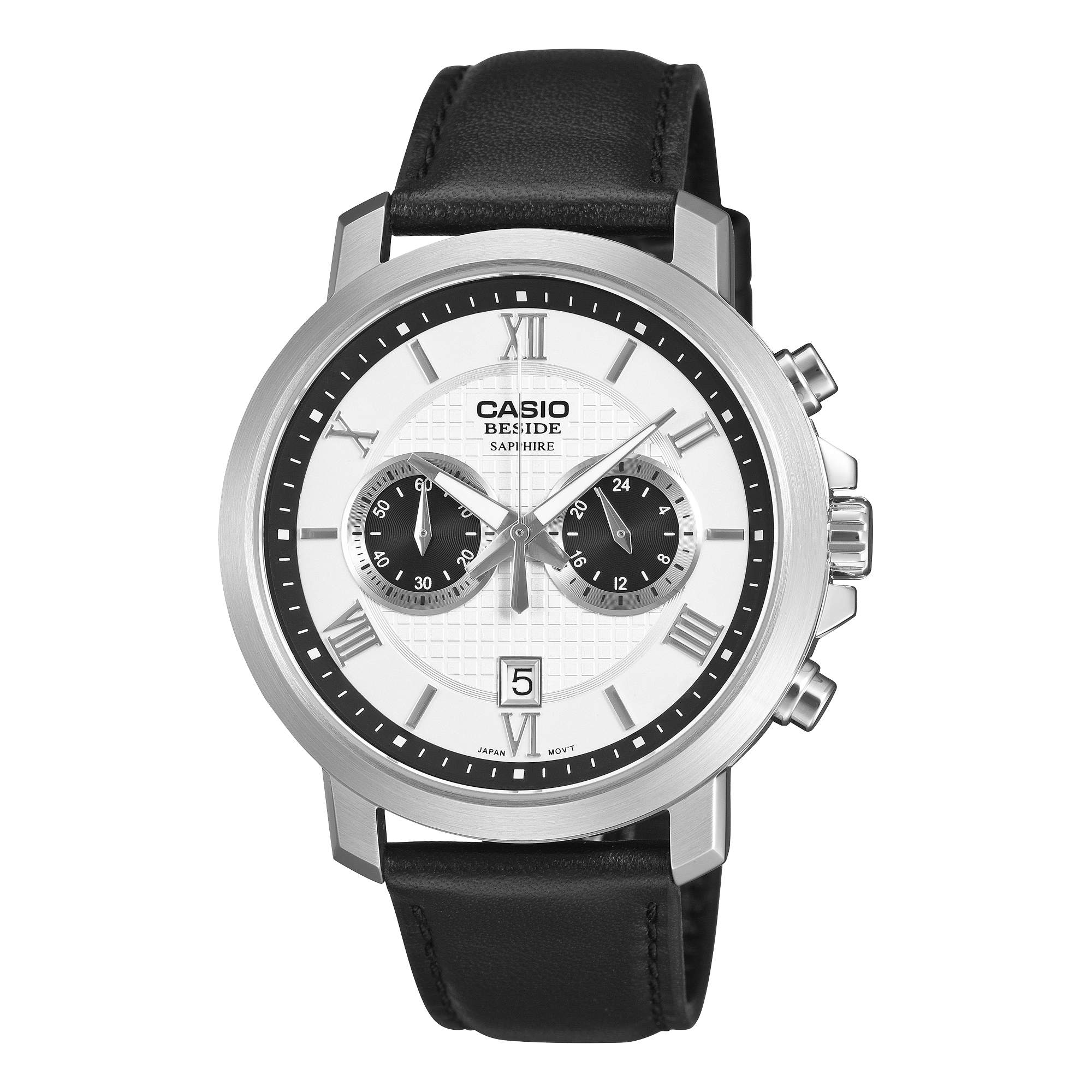 BMS-500L-7A Reloj Casio de hombre correa de cuero