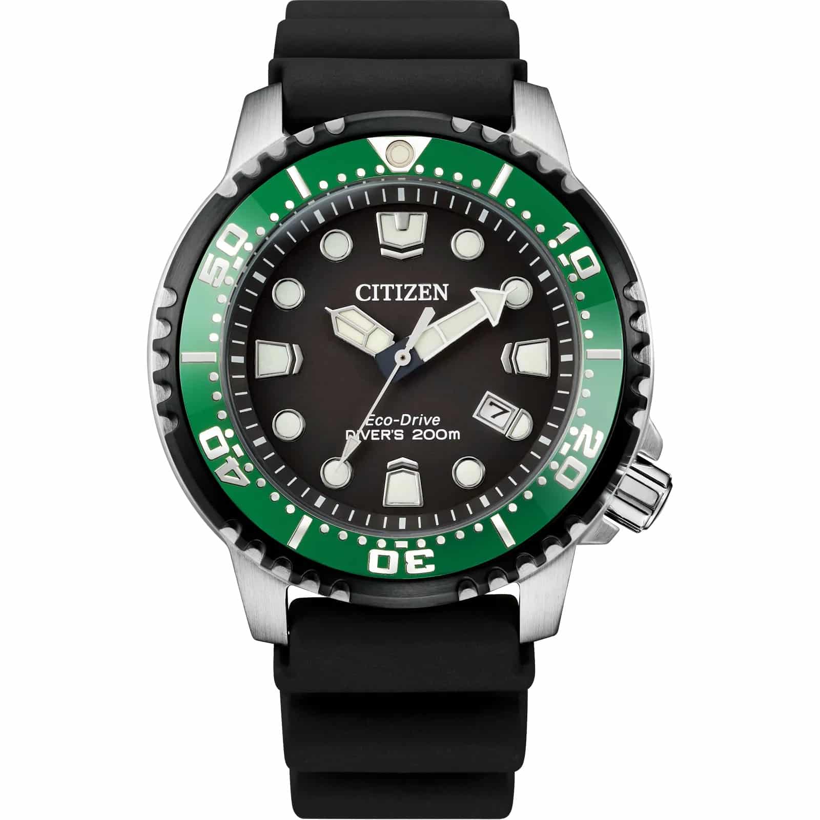 08E Citizen Eco-drive reloj para caballero pulsera de resina - Reloj original en Guatemala