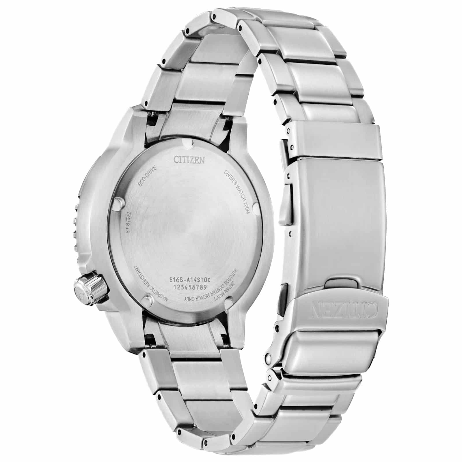 BN0167-50H Citizen Eco-drive correa de acero para hombre