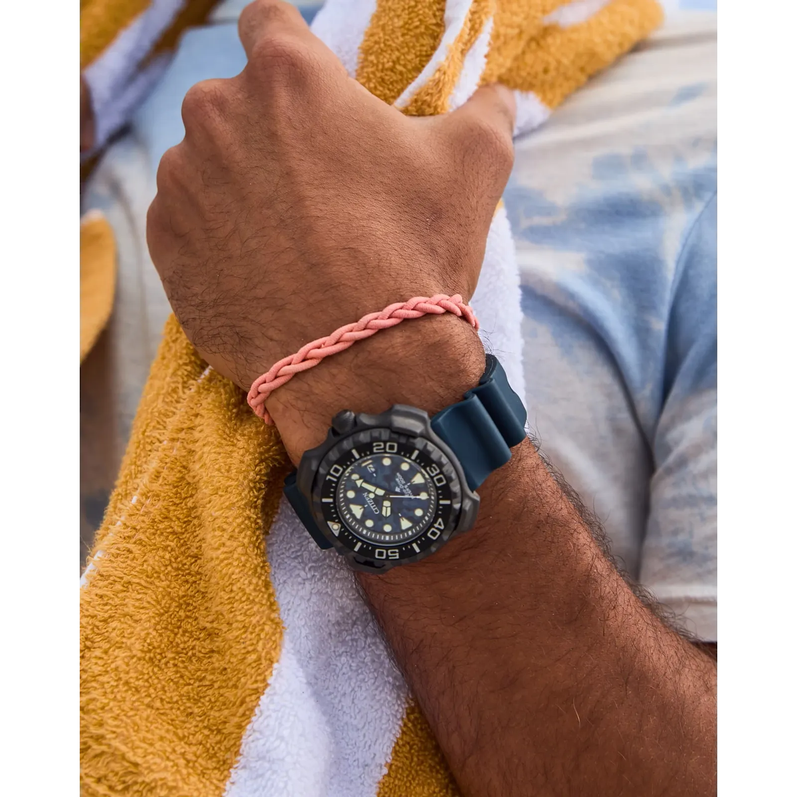 BN0227-09L Citizen Promaster Eco-drive de caballero pulsera de resina