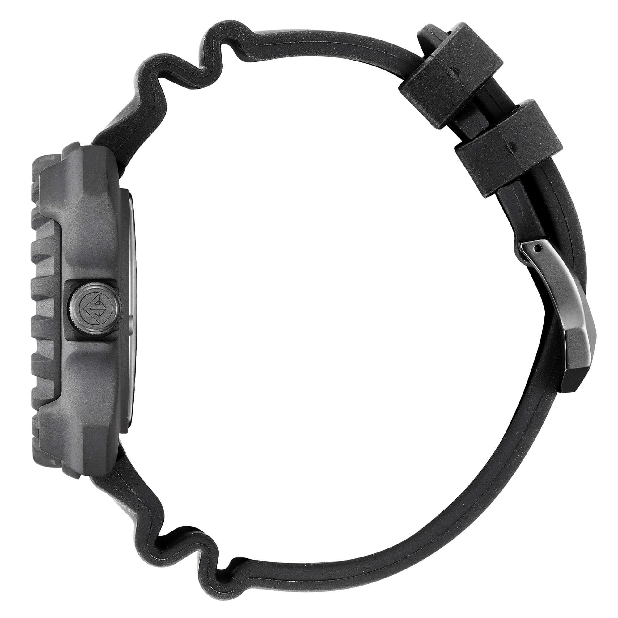 17X Citizen Eco-drive Reloj para hombre pulsera de resina - Vista lateral