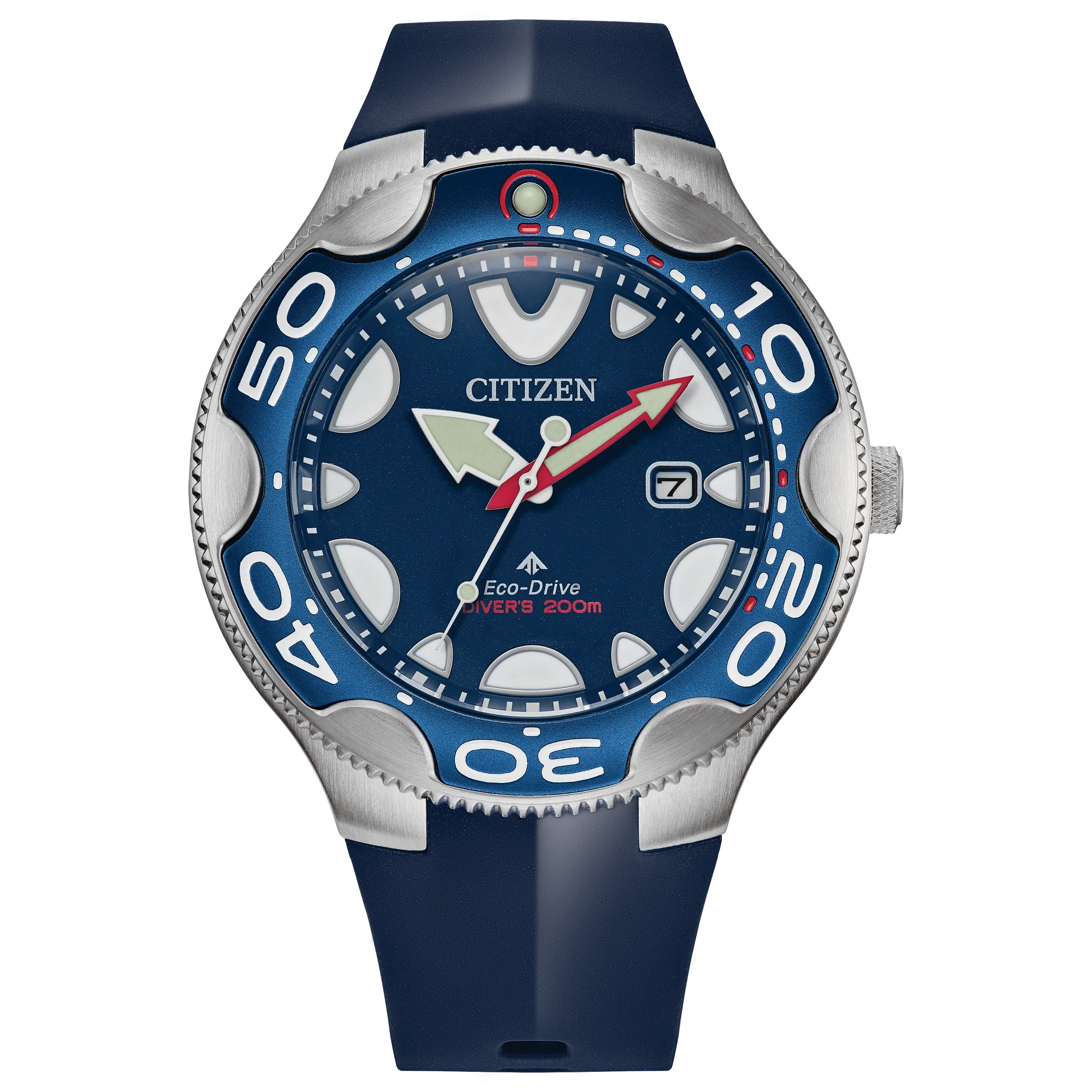 01L Citizen Eco-Drive Orca reloj para hombre pulsera de caucho - Reloj original en Guatemala