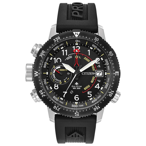 07E Reloj Citizen Promaster Hombre Correa Caucho Negro - Reloj original en Guatemala