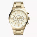 DE Reloj Fossil Flynn Hombre Acero Dorado - Reloj original en Guatemala