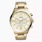 DE Reloj Fossil Flynn Hombre Acero Dorado - Reloj original en Guatemala