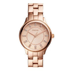 Reloj Fossil Sophisticate Mujer Acero Oro Rosa - Vista lateral