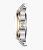 Reloj Fossil Modern Sophisticate Mujer Acero Bicolor Plateado Dorado - Vista lateral