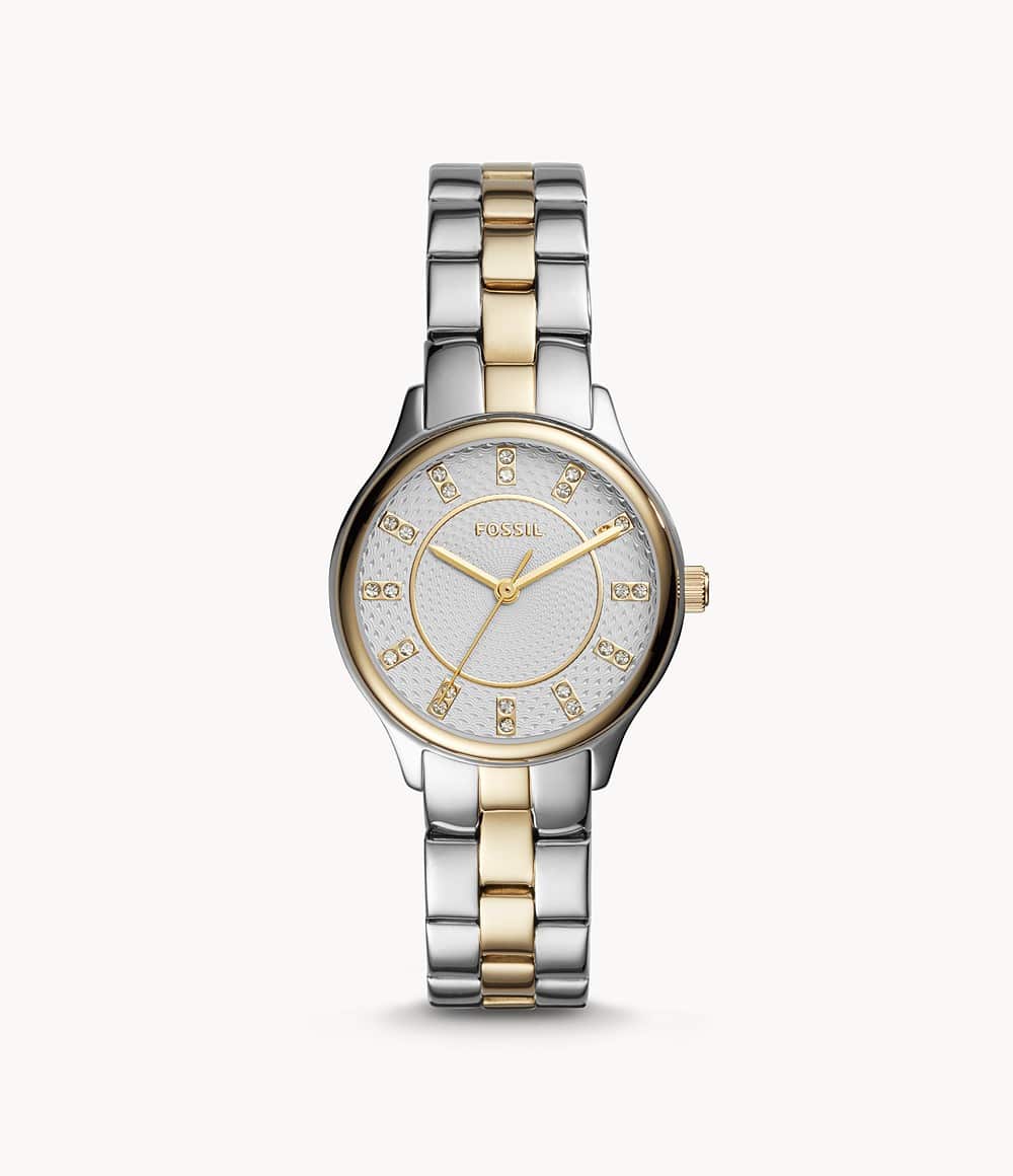 Reloj Fossil Modern Sophisticate Mujer Acero Bicolor Plateado Dorado - Reloj original en Guatemala