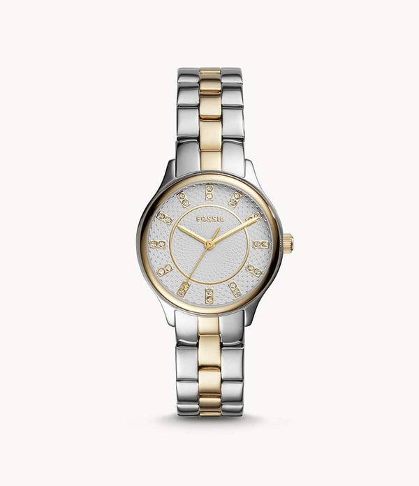 Reloj Fossil Modern Sophisticate Mujer Acero Bicolor Plateado Dorado - Reloj original en Guatemala