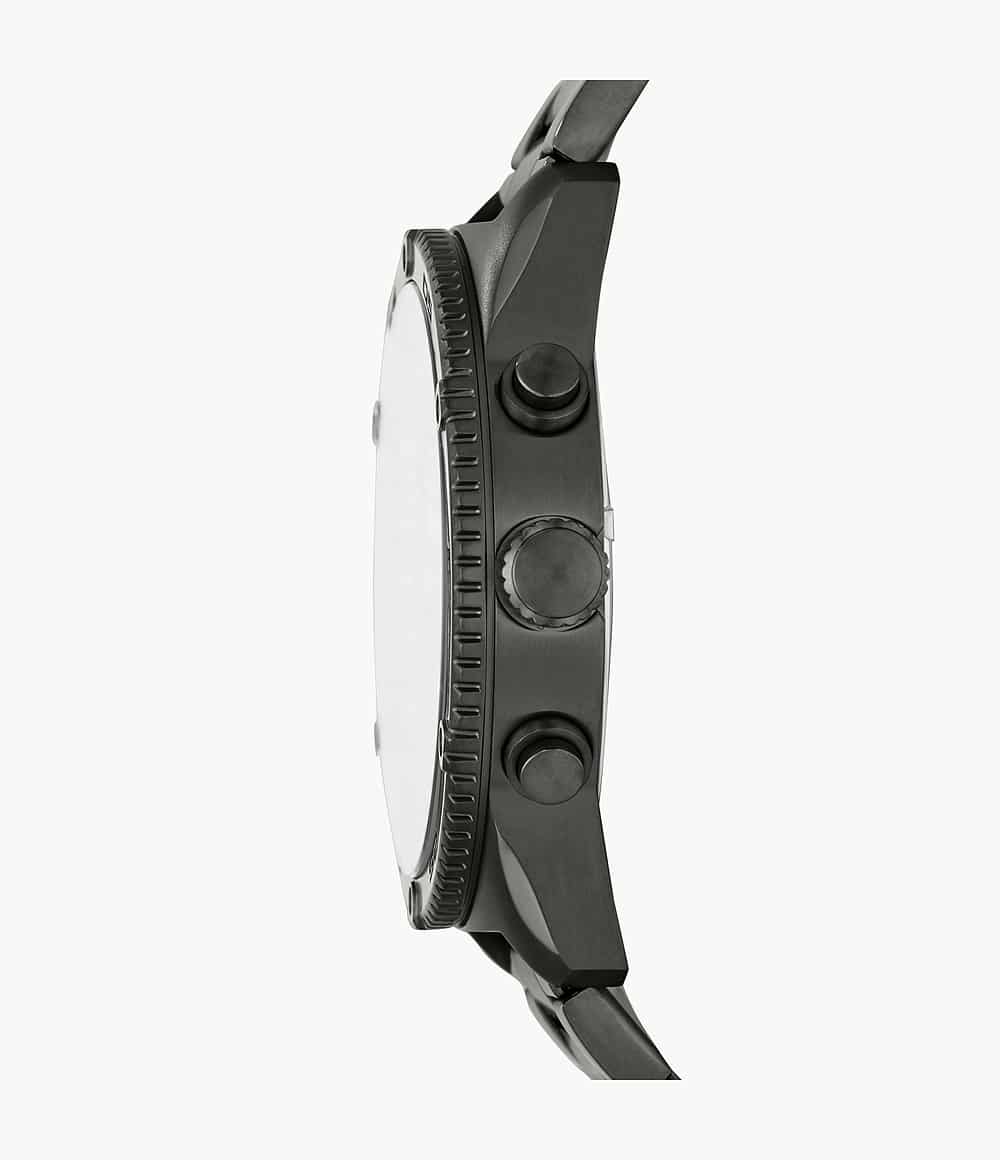 Reloj Fossil Brox Hombre Acero Gunmetal Esfera Marrón - Detalle de esfera