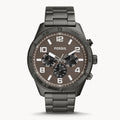 Reloj Fossil Brox Hombre Acero Gunmetal Esfera Marrón - Reloj original en Guatemala
