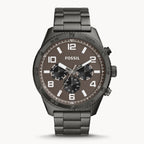 Reloj Fossil Brox Hombre Acero Gunmetal Esfera Marrón - Reloj original en Guatemala