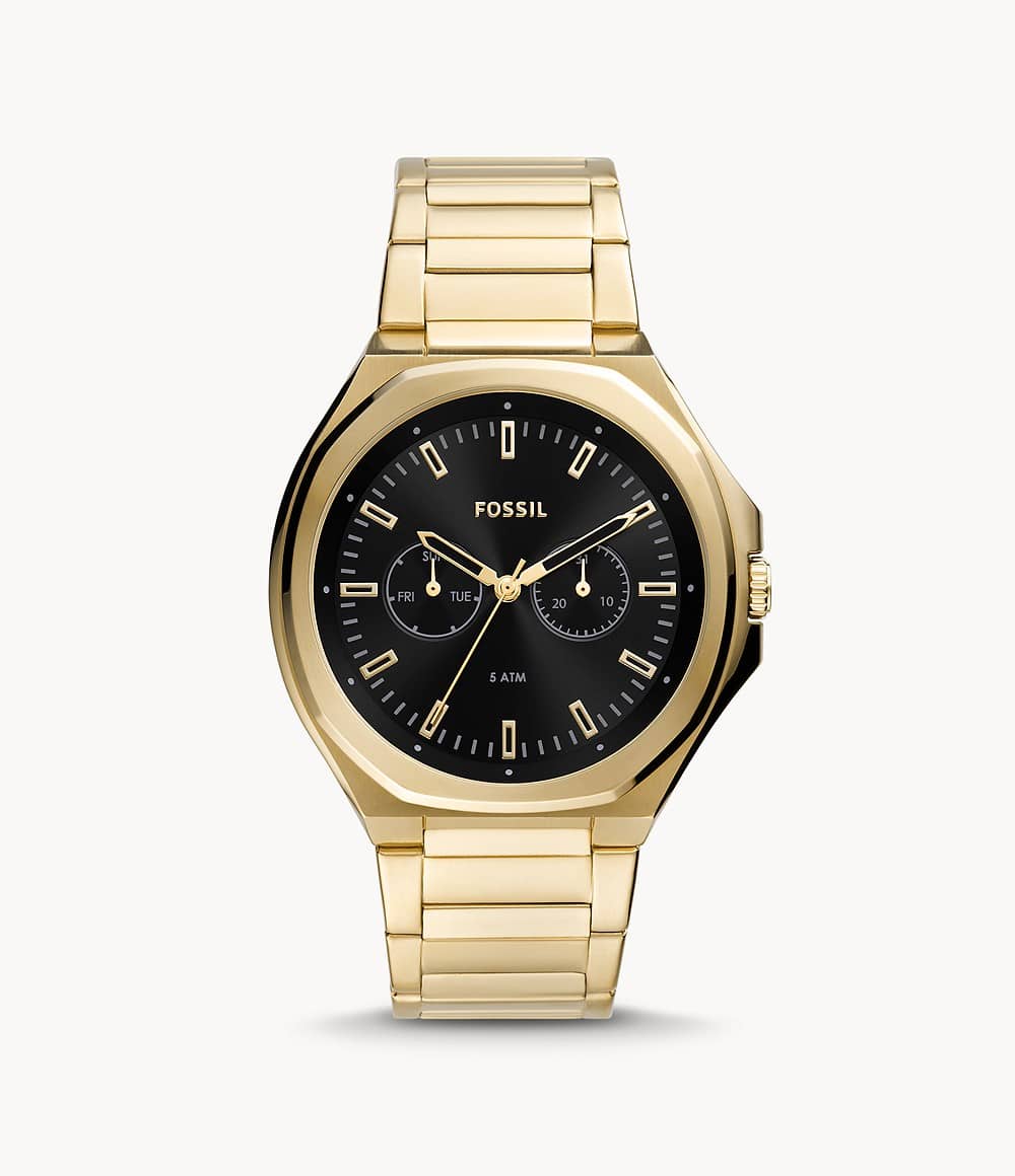 Reloj Fossil Híbrido Hombre Acero Dorado - Reloj original en Guatemala