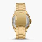 Reloj Fossil Privateer Sport Hombre Acero Dorado - Detalle de esfera