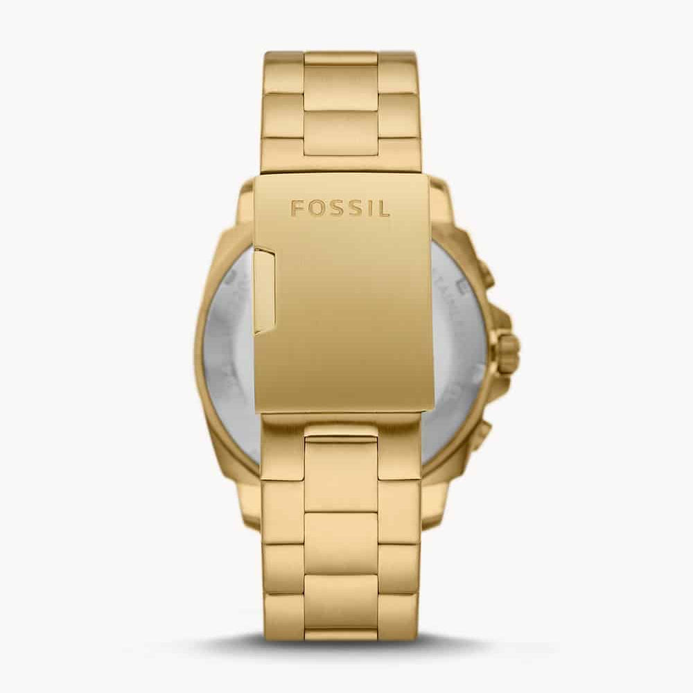 Reloj Fossil Privateer Sport Hombre Acero Dorado - Detalle de esfera