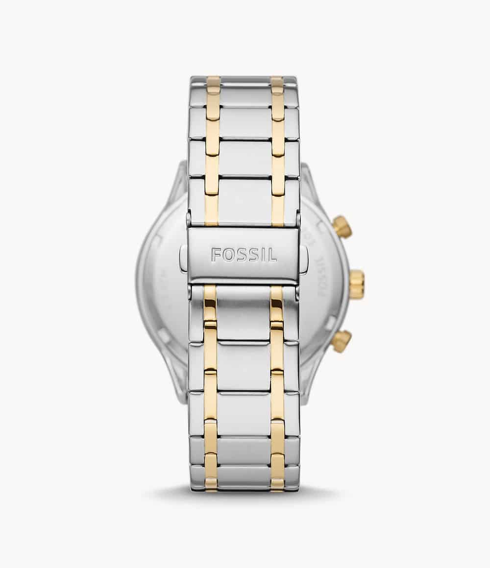Reloj Fossil Fenmore Hombre Acero Bicolor Esfera - Detalle de esfera