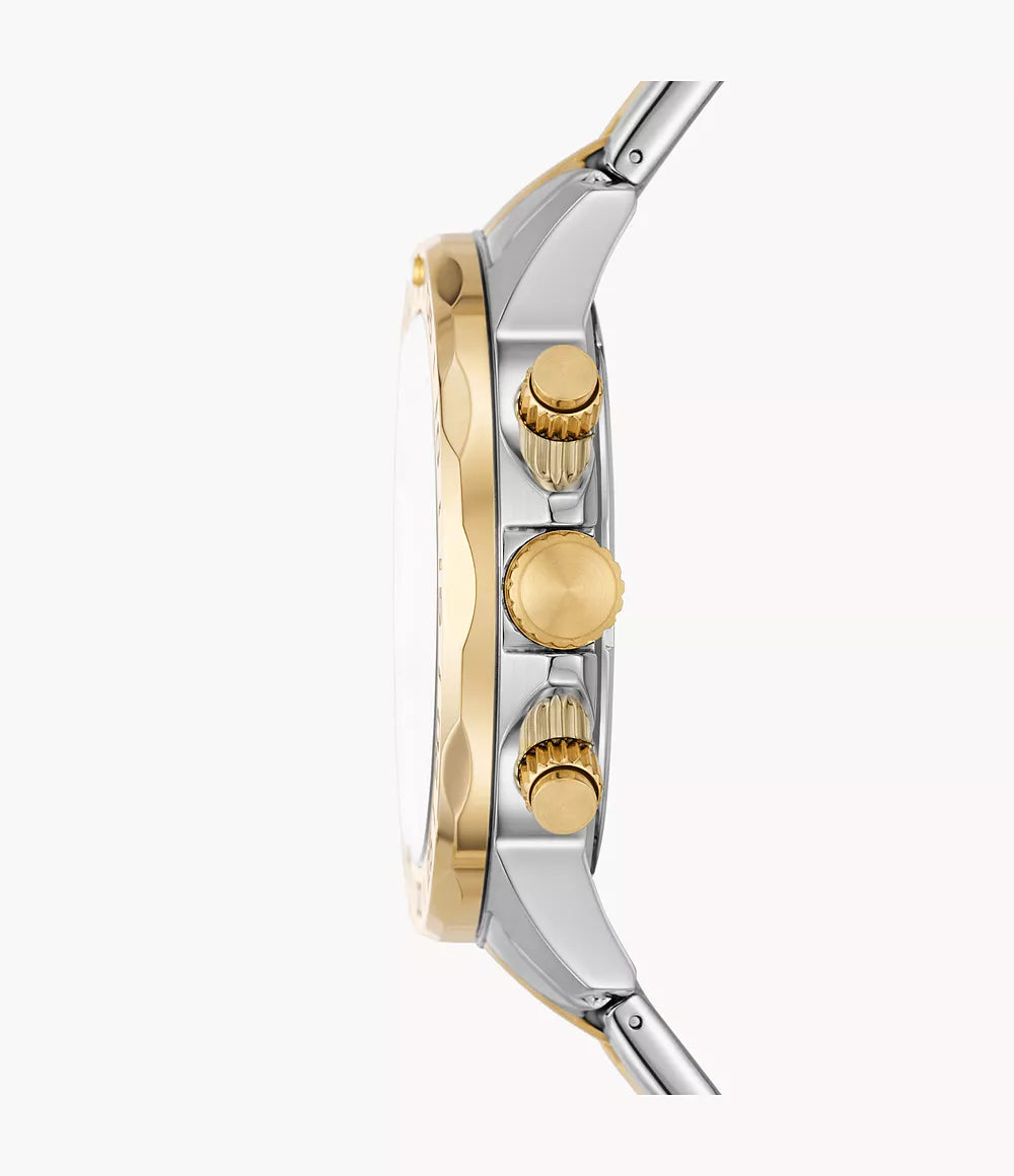 Reloj Fossil Bannon Hombre Pulsera Acero Bicolor Oro - Vista 5