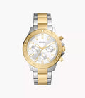 Reloj Fossil Bannon Hombre Pulsera Acero Bicolor Oro - Reloj original en Guatemala