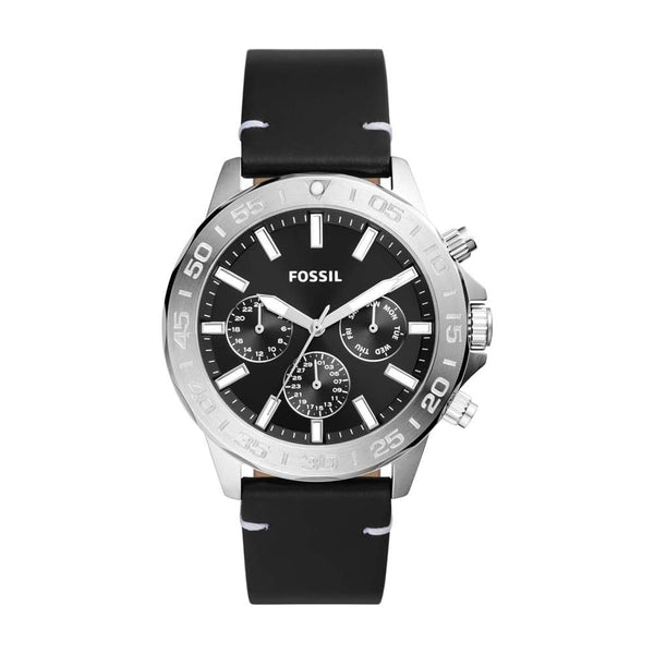 Reloj Fossil Bannon Hombre Cuero Negro - Reloj original en Guatemala