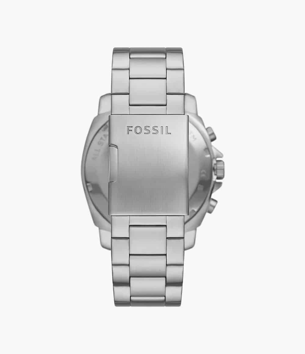 Reloj Fossil Privateer Hombre Acero Esfera Negra - Detalle de esfera
