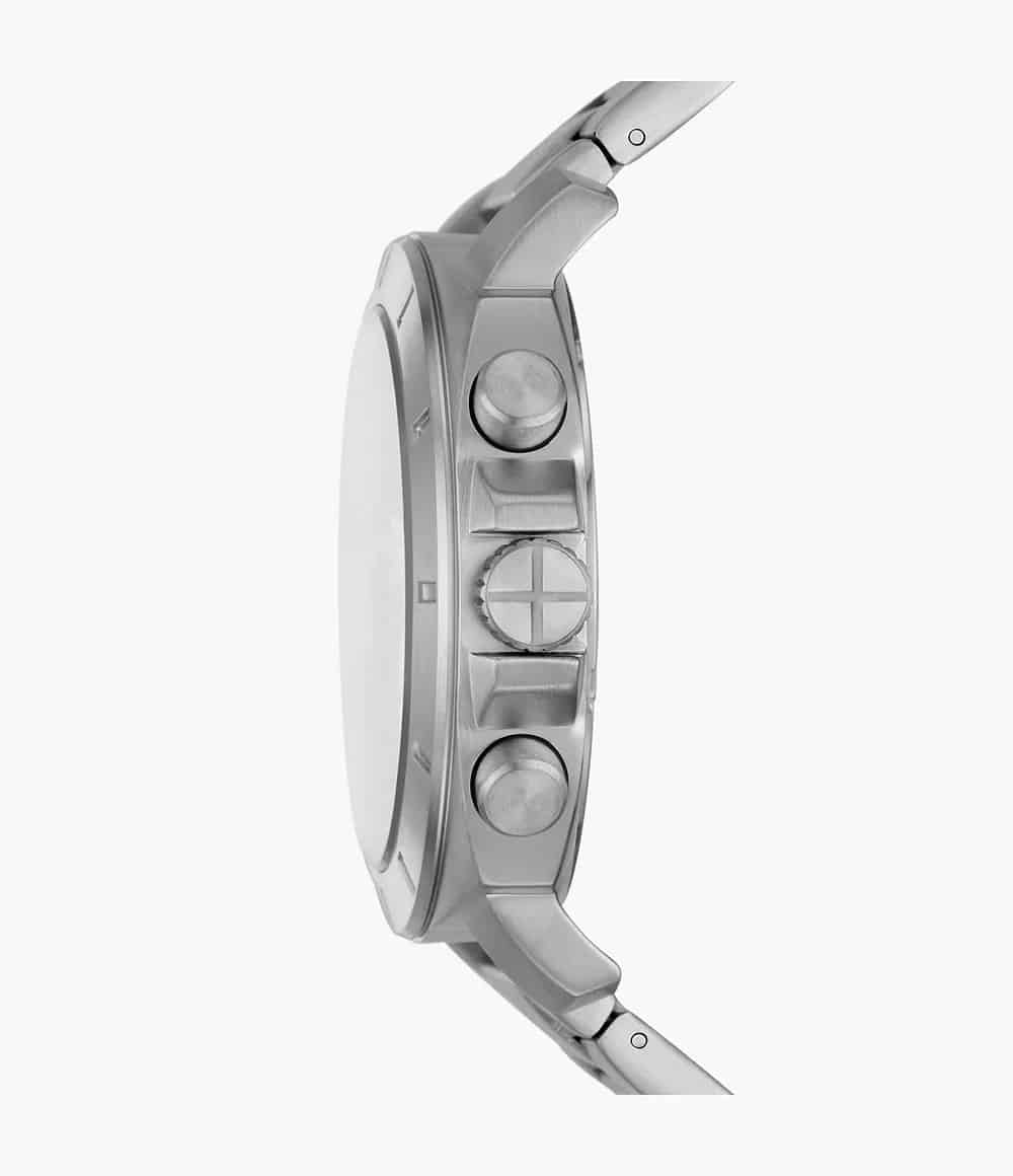 Reloj Fossil Privateer Hombre Acero Esfera Negra - Vista trasera