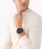 Fossil Reloj Privateer de caballero pulsera de metal - Vista trasera