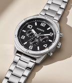 DE Reloj Fossil Brox Hombre Acero Inoxidable Negro - Vista lateral