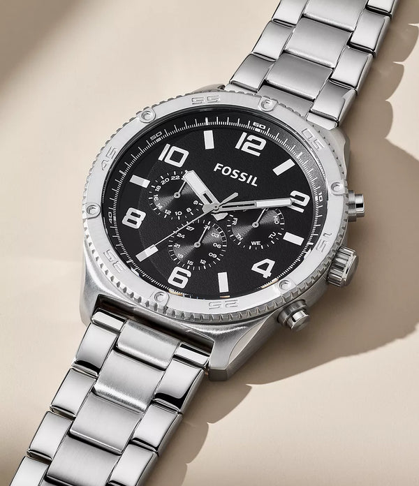 DE Reloj Fossil Brox Hombre Acero Inoxidable Negro - Vista lateral