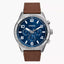 BQ2799-DE Reloj Fossil Brox Hombre Correa Cuero Marrón Esfera