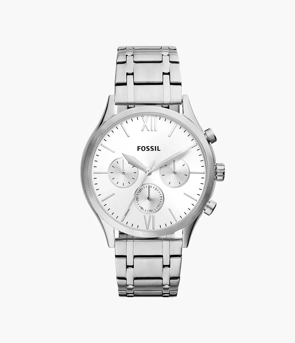 Reloj Fossil Fenmore Hombre Acero Plateado - Reloj original en Guatemala
