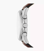 Reloj Fossil Fenmore Hombre Cuero Marrón Esfera - Vista trasera