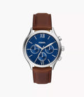 Reloj Fossil Fenmore Hombre Cuero Marrón Esfera - Reloj original en Guatemala