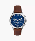 Reloj Fossil Fenmore Hombre Cuero Marrón Esfera - Reloj original en Guatemala