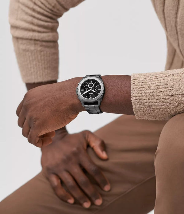 Reloj Fossil Privateer Hombre Correa Acero - Vista lateral